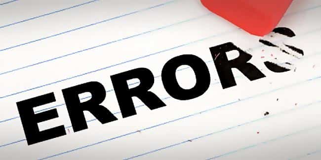 Six Sigma Database Errors