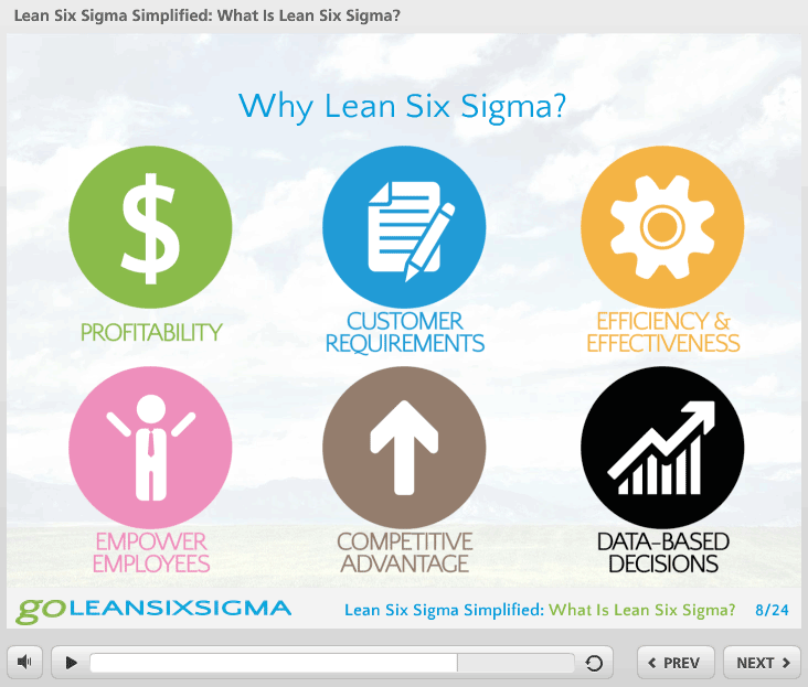 What Is Lean Six Sigma? - Webinar Screen Shot