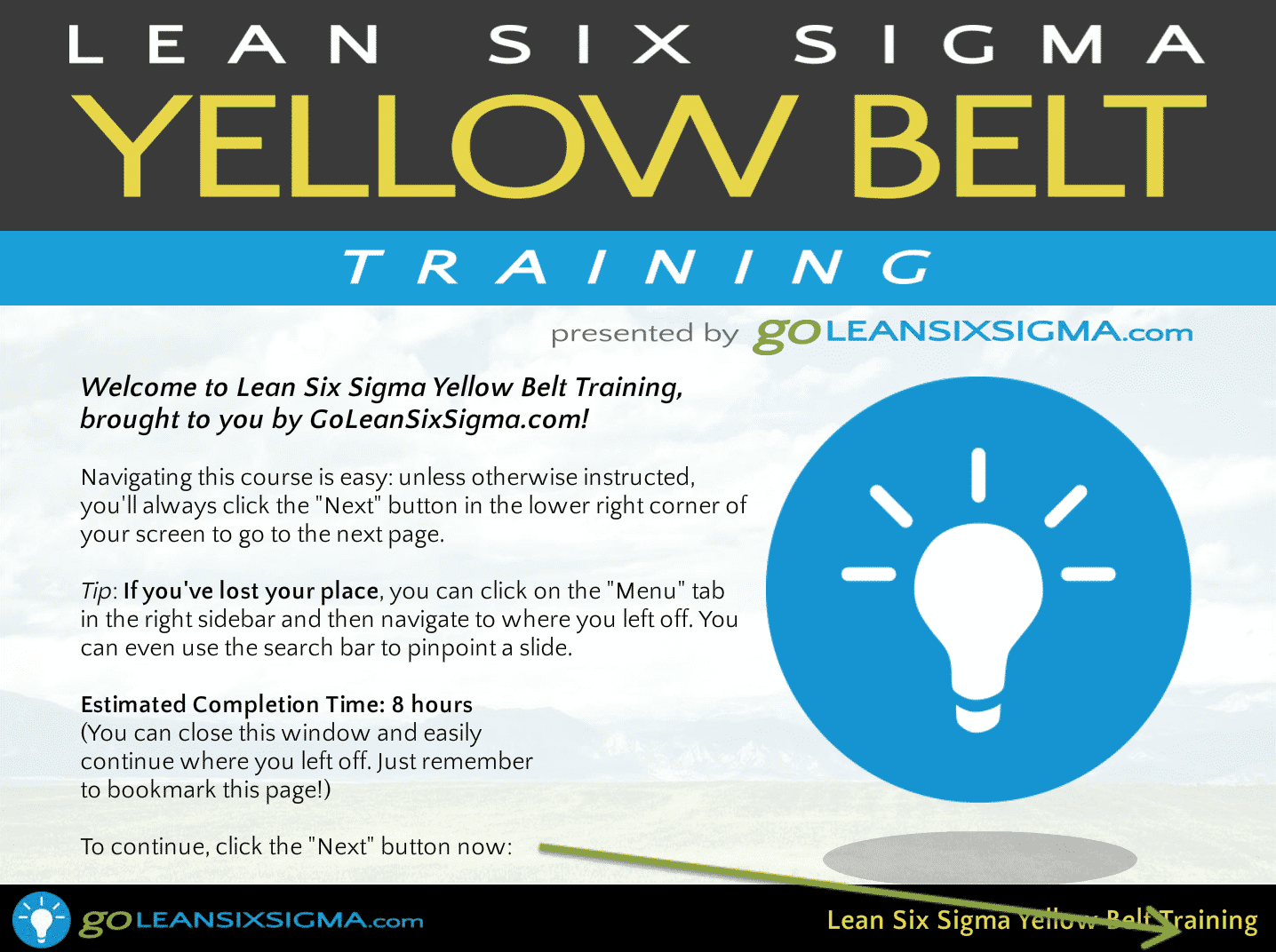 lean 6 sigma course