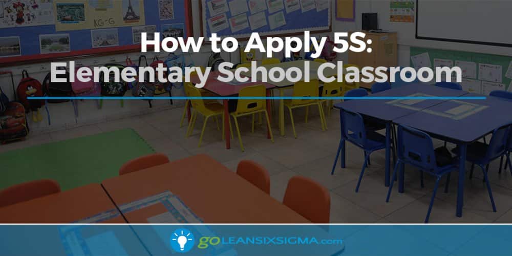 How To Apply 5s Elementary School Classroom Goleansixsigma Com