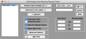 How To Run An I & MR Chart In SigmaXL - GoLeanSixSigma.com (GLSS)