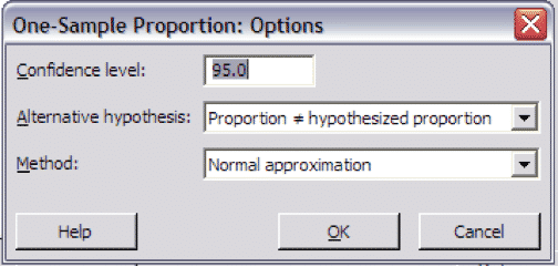 OneProportionTest-Minitab-Options