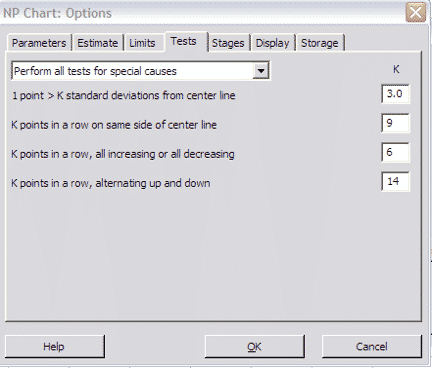 Np Chart Minitab