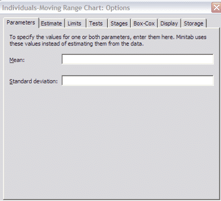 standard deviation minitab