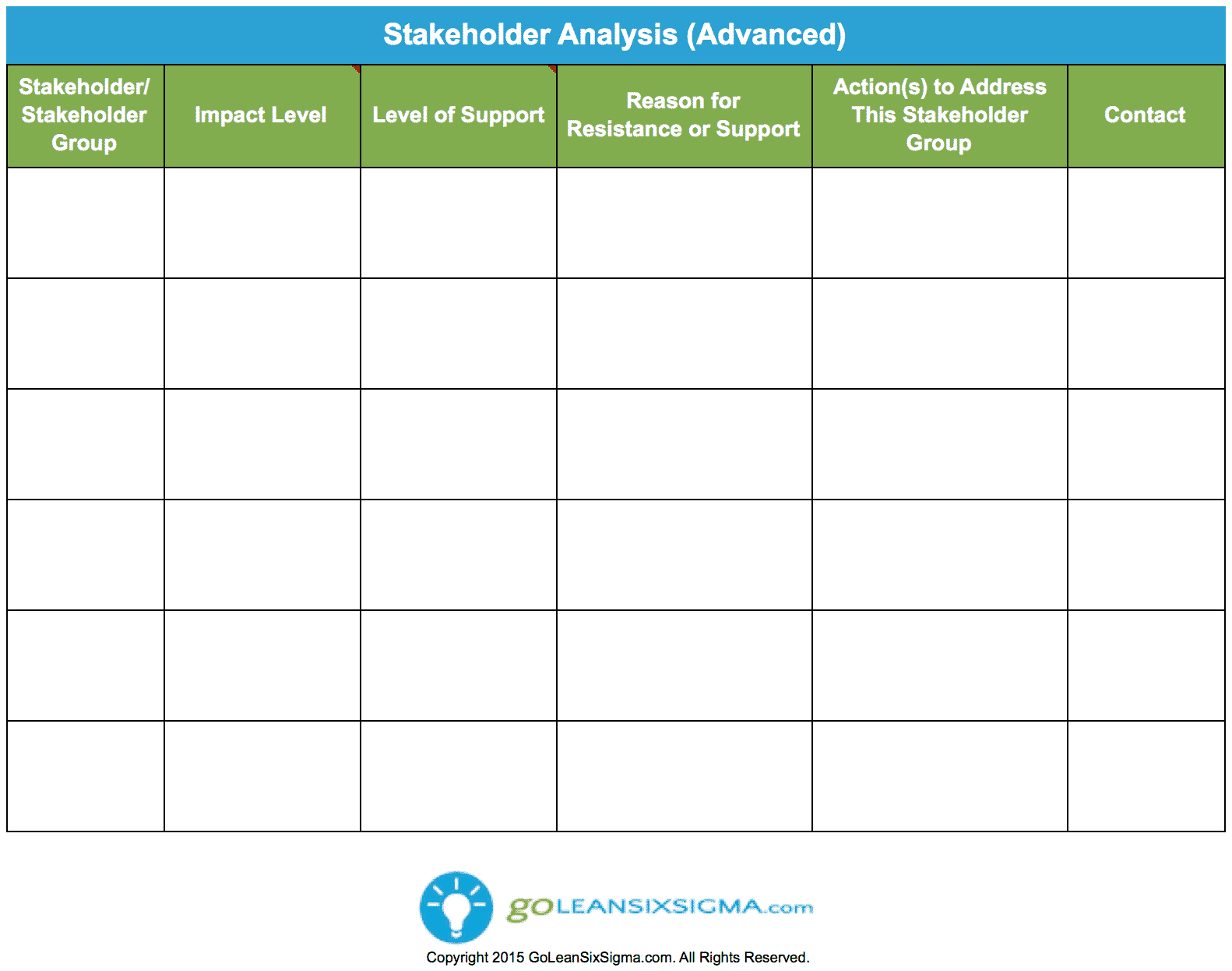 Stakeholder Chart Example