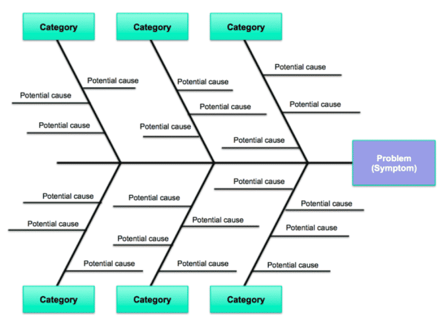 5 Whys Fishbone Diagram