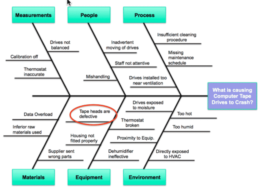 fish bone diagram