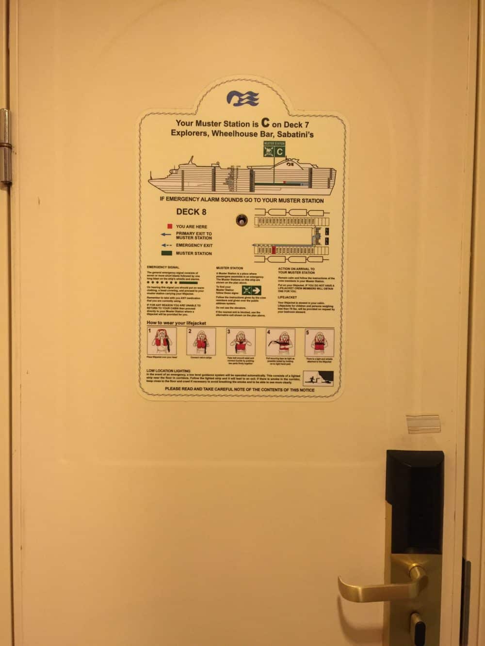 Muster Station - Princess Cruise - GoLeanSixSigma.com