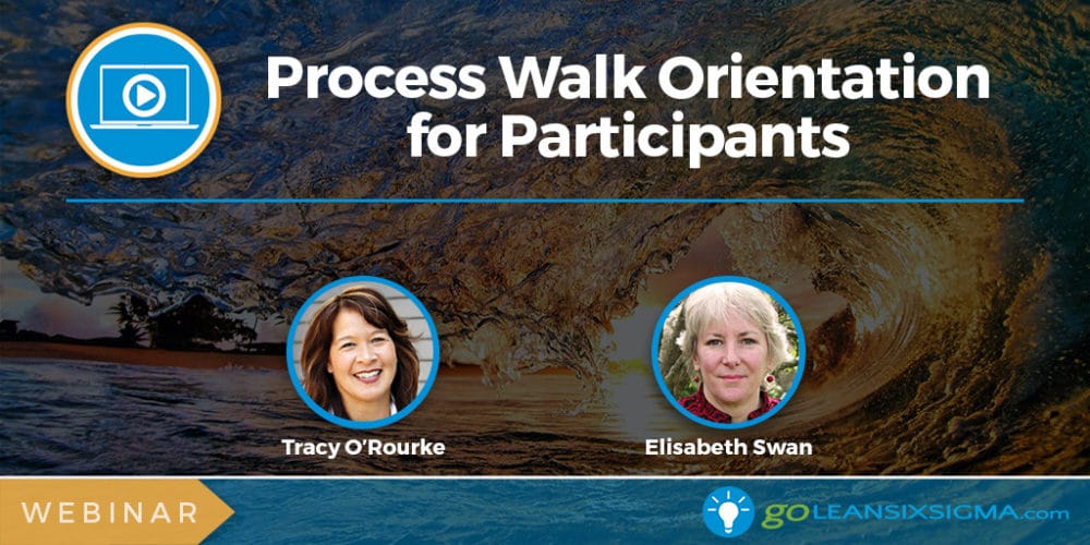 Webinar: Process Walk Orientation For Participants - GoLeanSixSigma.com