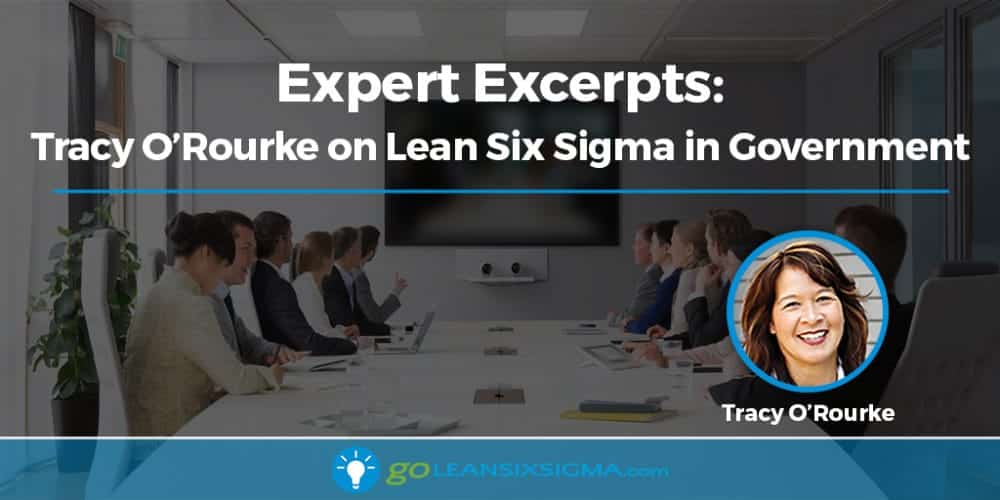 Expert Excerpts: Tracy O'Rourke on Lean Six Sigma in Government - GoLeanSixSigma.com