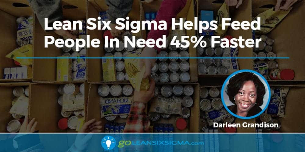 Lean Six Sigma Helps Feed People In Need 45% Faster - GoLeanSixSigma.com