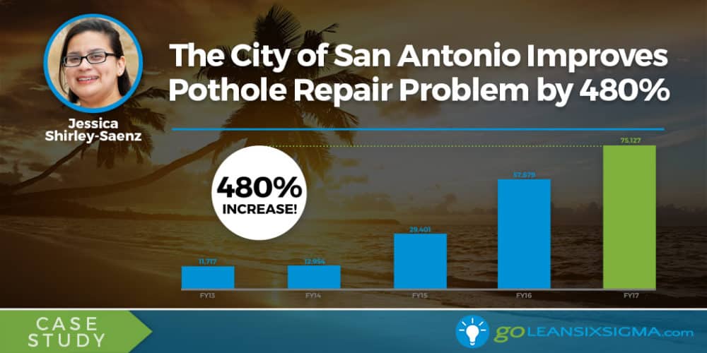 Case Study: The City of San Antonio Improves Pothole Repair Problem by 480% - GoLeanSixSigma.com