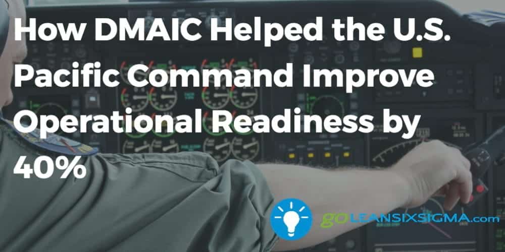 How DMAIC Helped the U.S. Pacific Command Improve Operational Readiness by 40% - GoLeanSixSigma.com