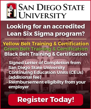 100 Free Lean Six Sigma Templates Goleansixsigma Lean Six Sigma Courses San Go State University Goleansixsigma