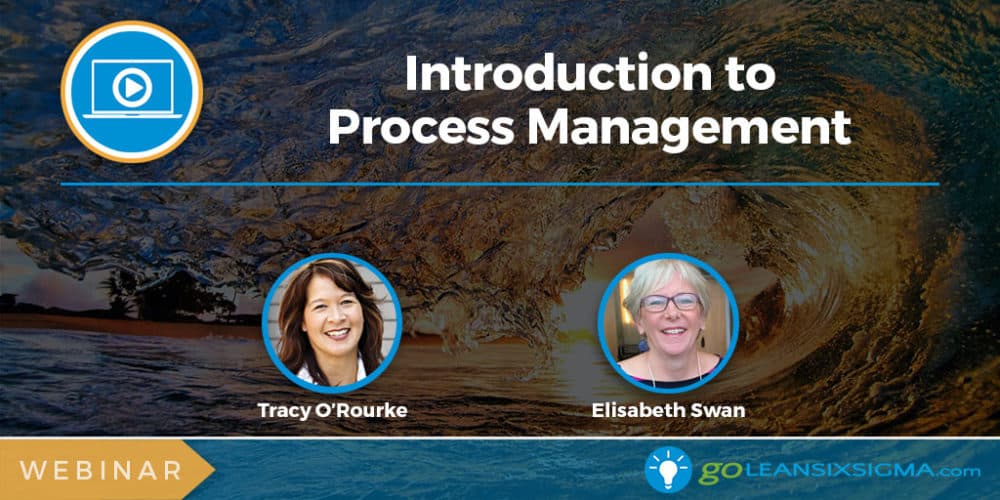 Webinar: Introduction to Process Management - GoLeanSixSigma.com